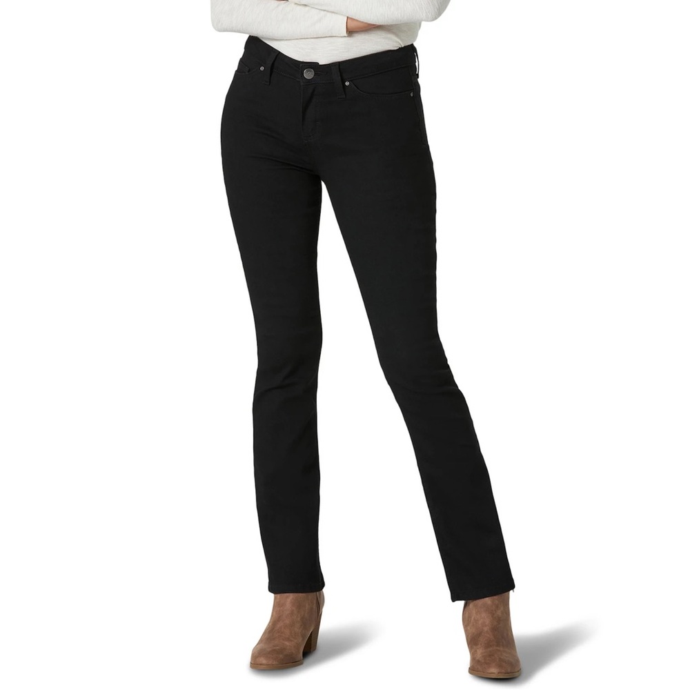 -NWT Women's Lee® Legendary Bootcut Mid-Rise Jeans -‎ Size: 4 Long